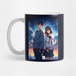 your name fanart anime graphic tee Mug